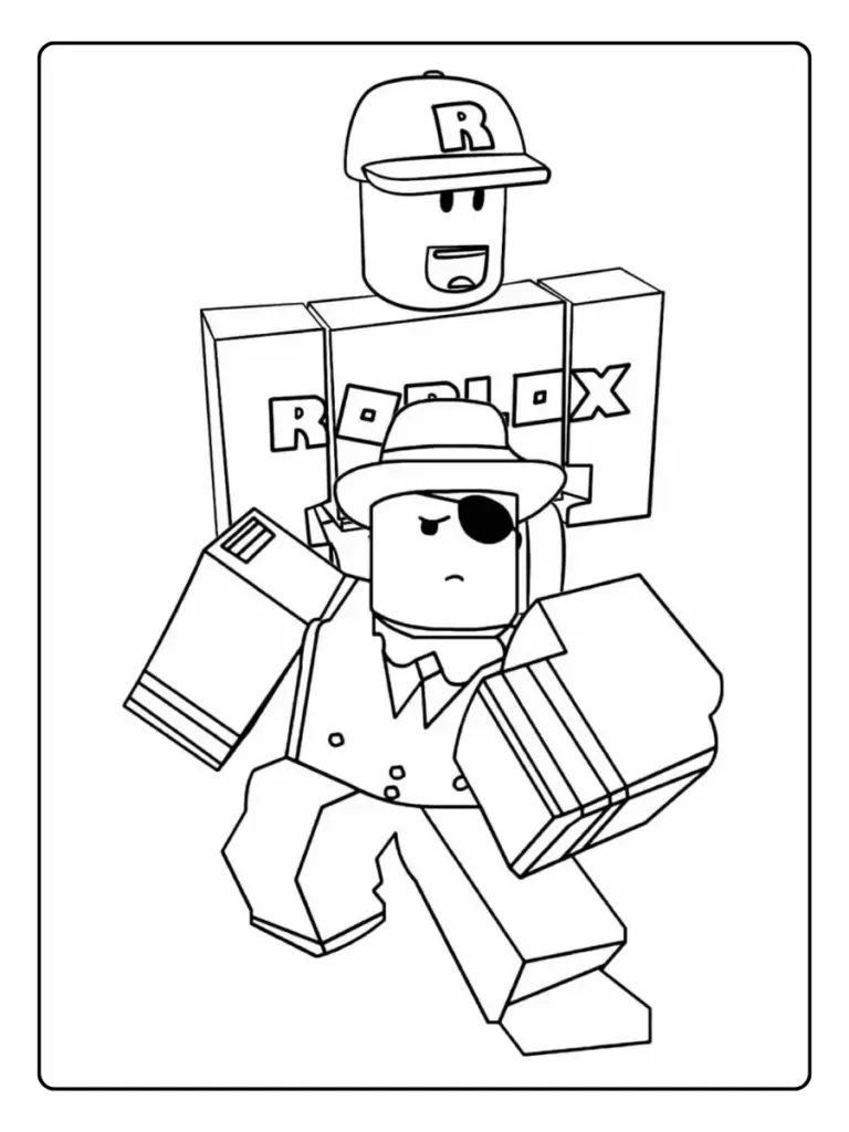 desenho para colorir roblox (9)