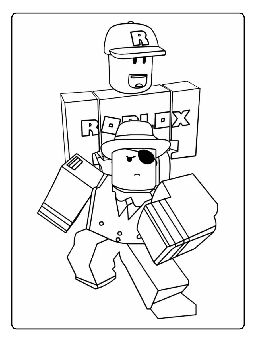 desenho para colorir roblox (9)