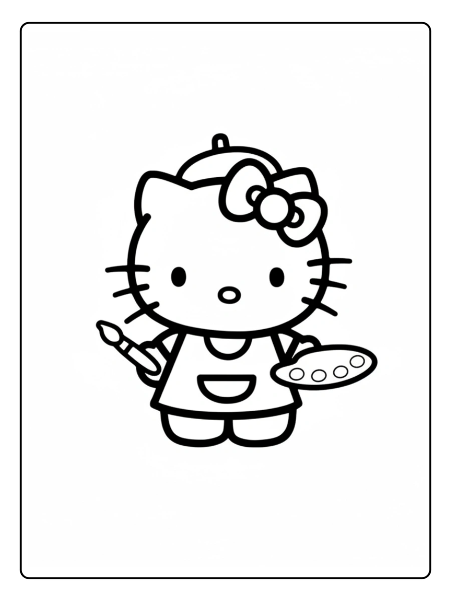desenhos da hello kitty para colorir (2)