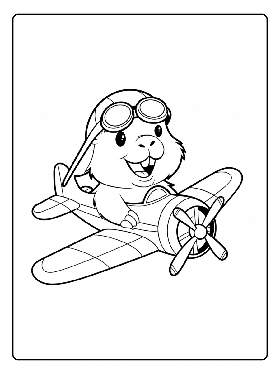 desenhos de capivara para colorir (4)