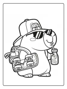 desenhos de capivara para colorir (6)