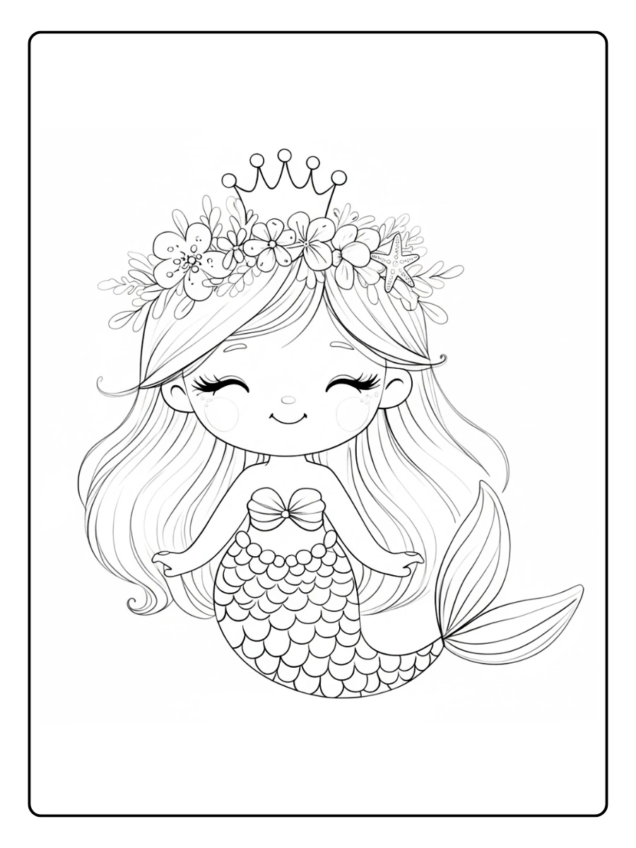 desenhos de sereias para colorir (10)