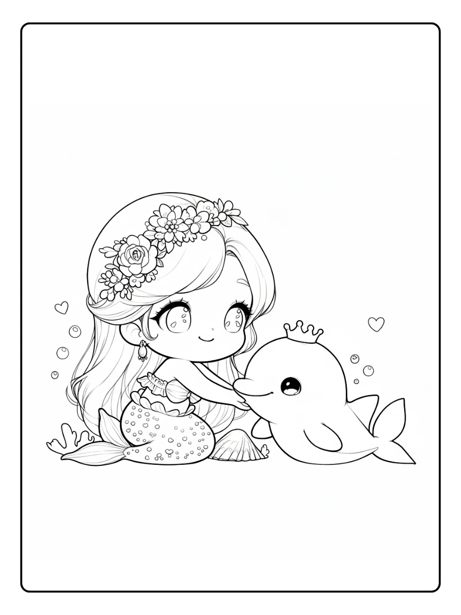 desenhos de sereias para colorir (5)