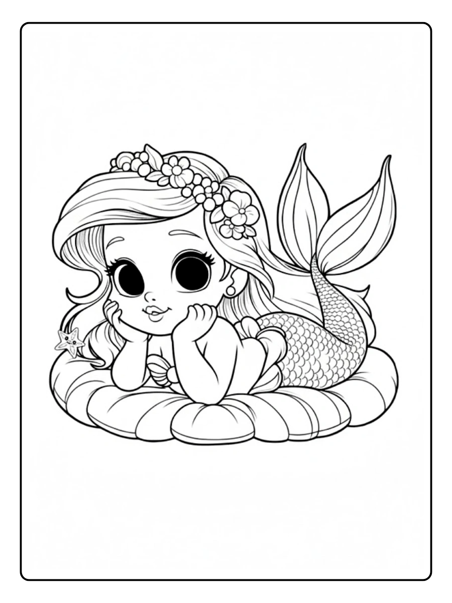 desenhos de sereias para colorir (8)