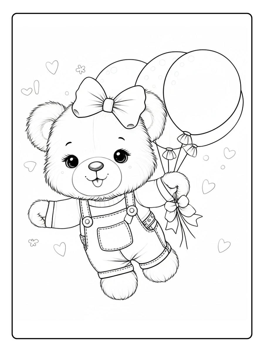 desenhos de ursinho para colorir (12)