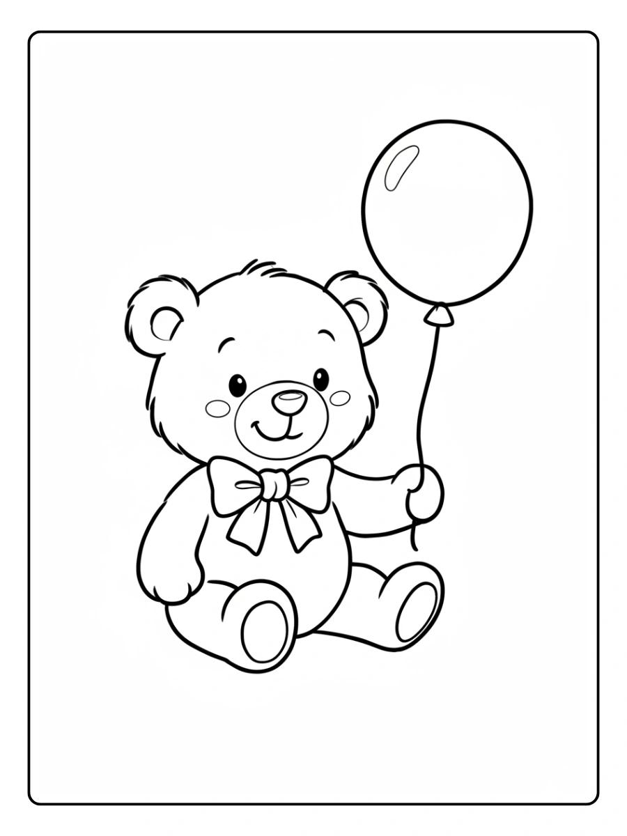 desenhos de ursinho para colorir (14)