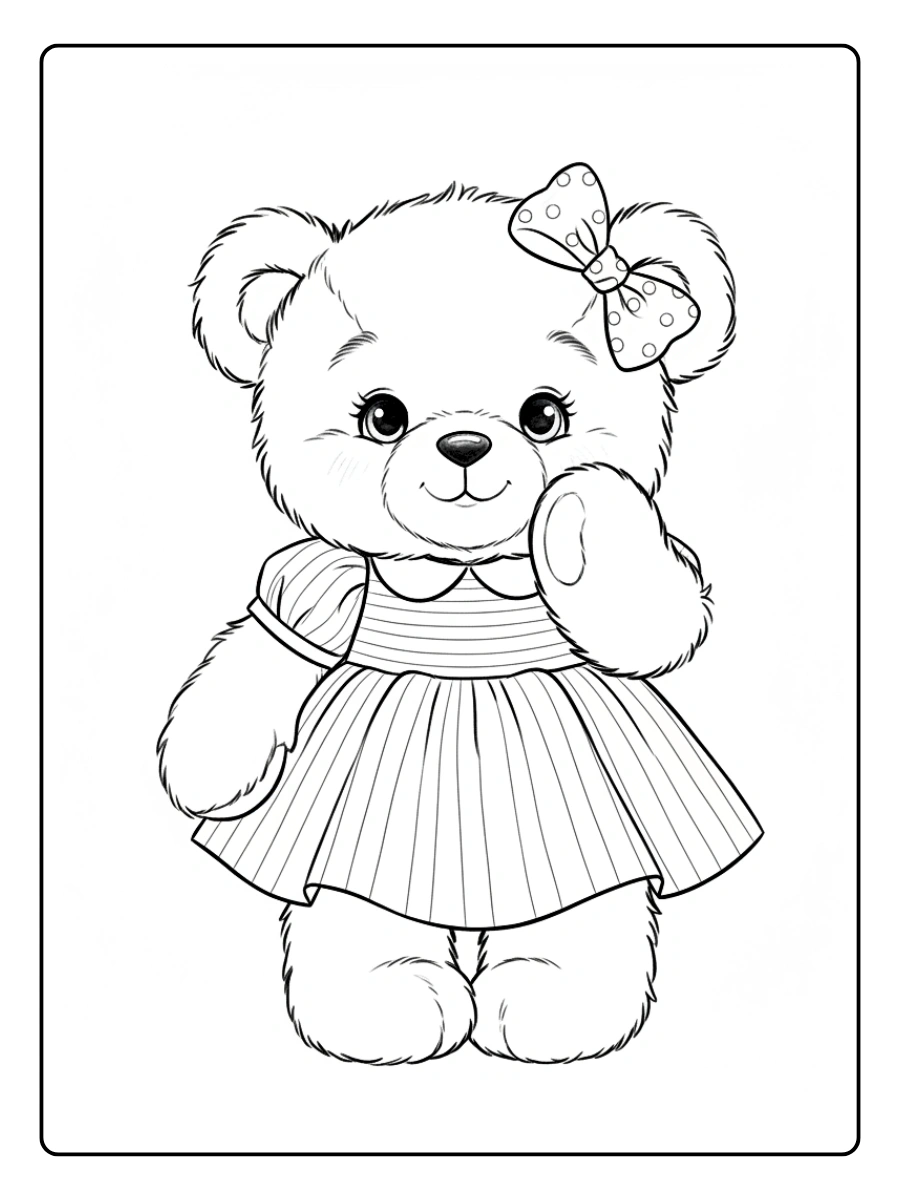 desenhos de ursinho para colorir (7)