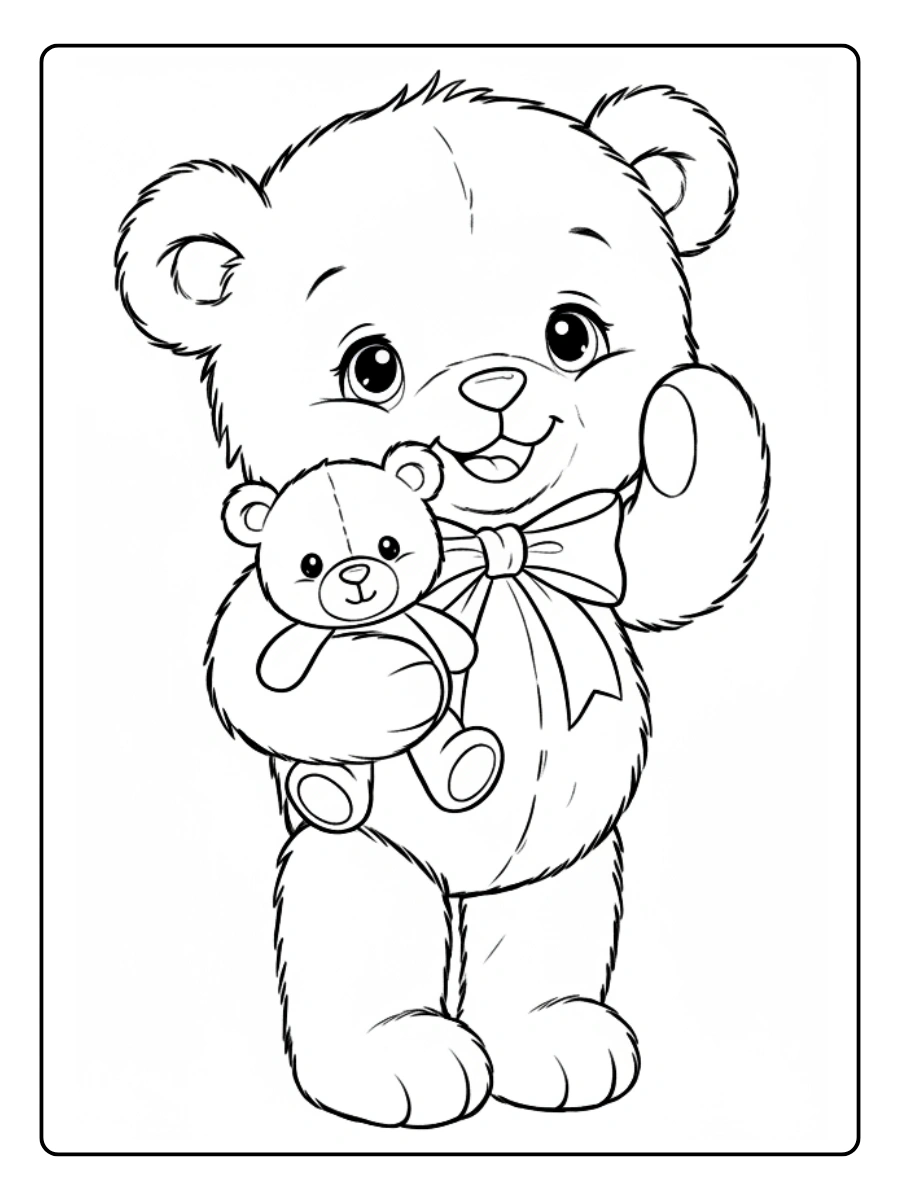 desenhos de ursinho para colorir (8)