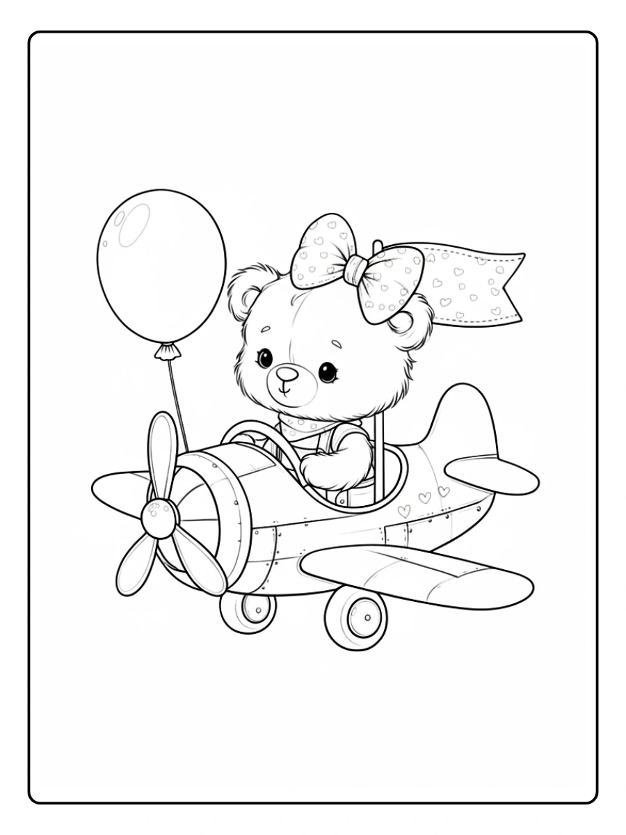 desenhos de ursinho para colorir (9)