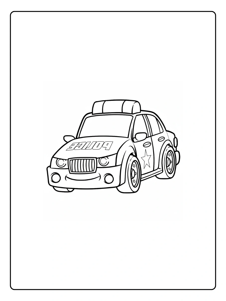 desenhos para colorir carros de policia (2)