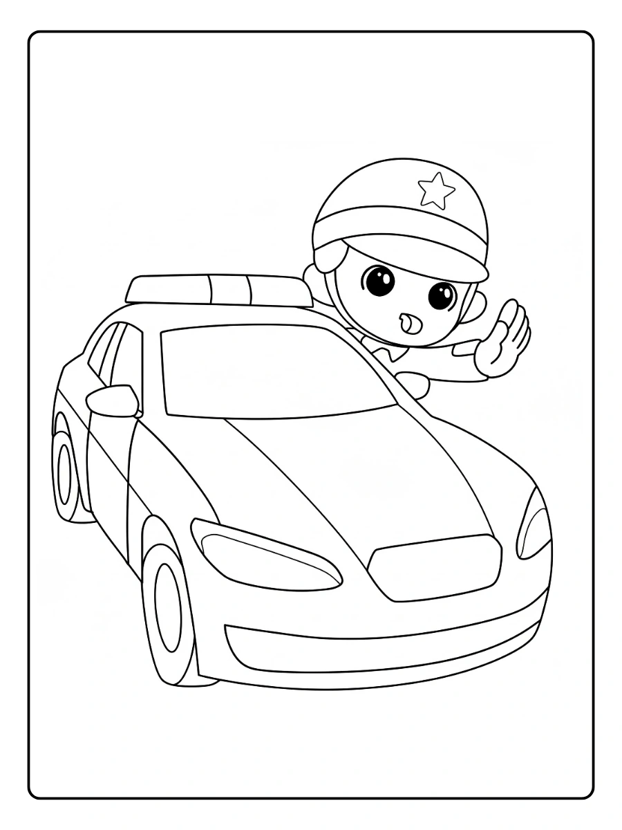 desenhos para colorir carros de policia (8)