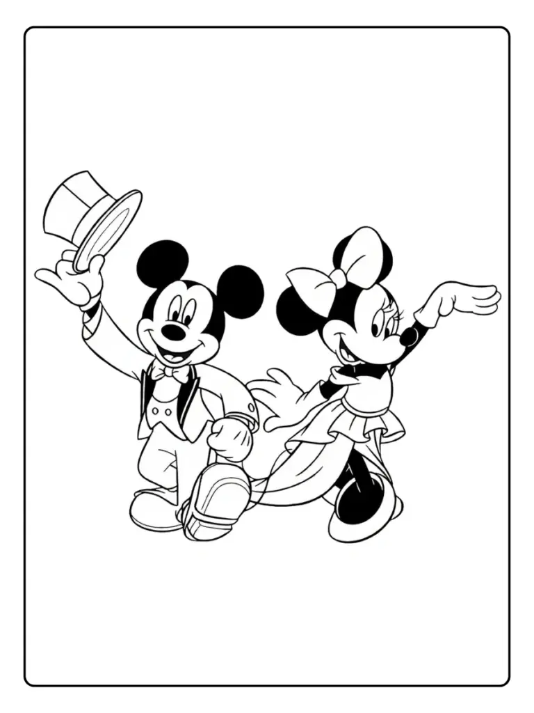 desenhos para colorir da minnie e do mickey (2)